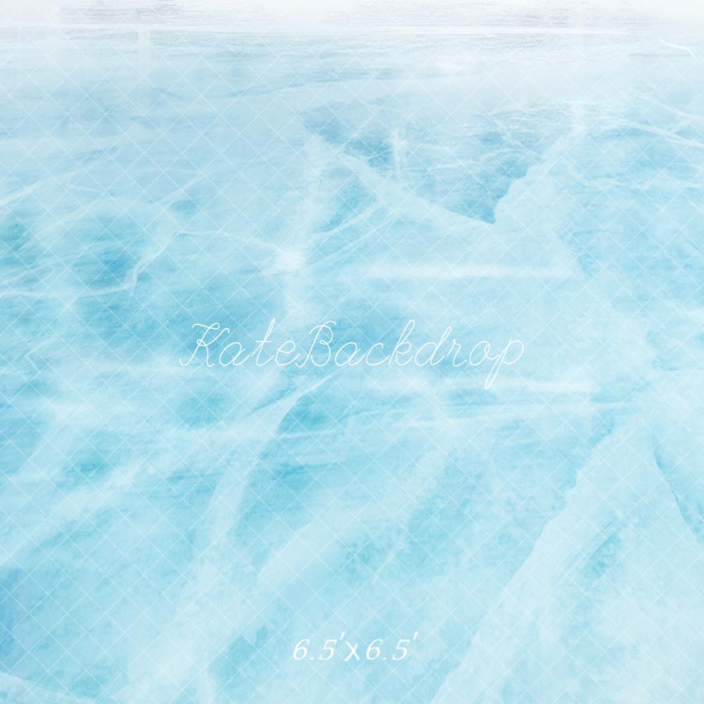 Kate Ice Blue Texture Backdrop Designed by Emetselch -UK