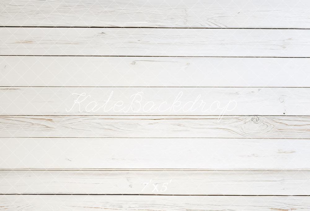 Kate White Wood Plank Texture Backdrop Designed by Mandy Ringe Photography