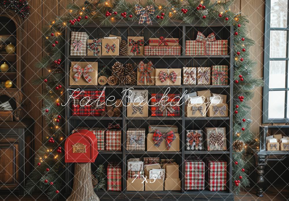 Kate Christmas Presents Cabinet Backdrop Designed by Mini MakeBelieve -UK