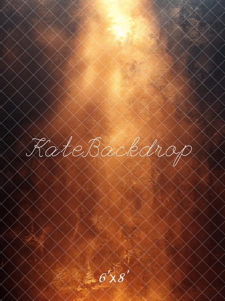 Kate Abstract Light Rays Gradient Gold Fleece Backdrop Designed by Emetselch -UK