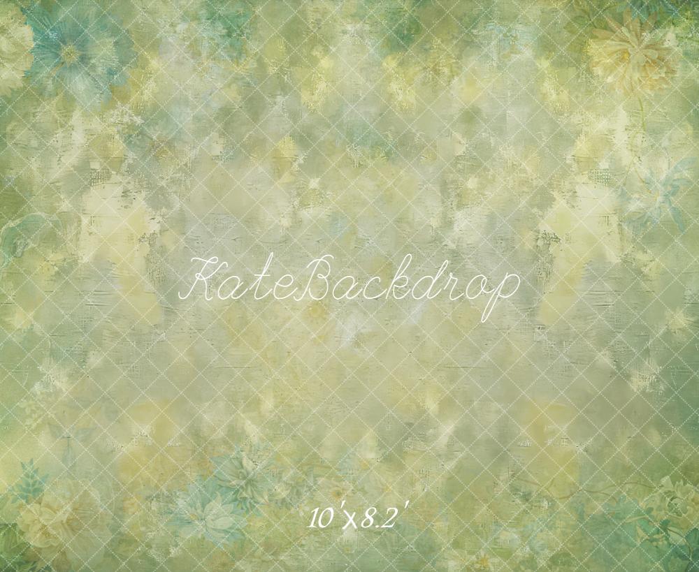 Kate Pastel Floral Fine Art Green Backdrop Designed by Kate Image