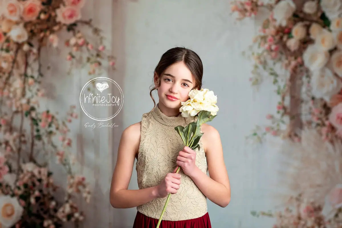 Lightning Deals Kate Boho Spring Floral Arch Wedding Backdrop Designed by Emetselch