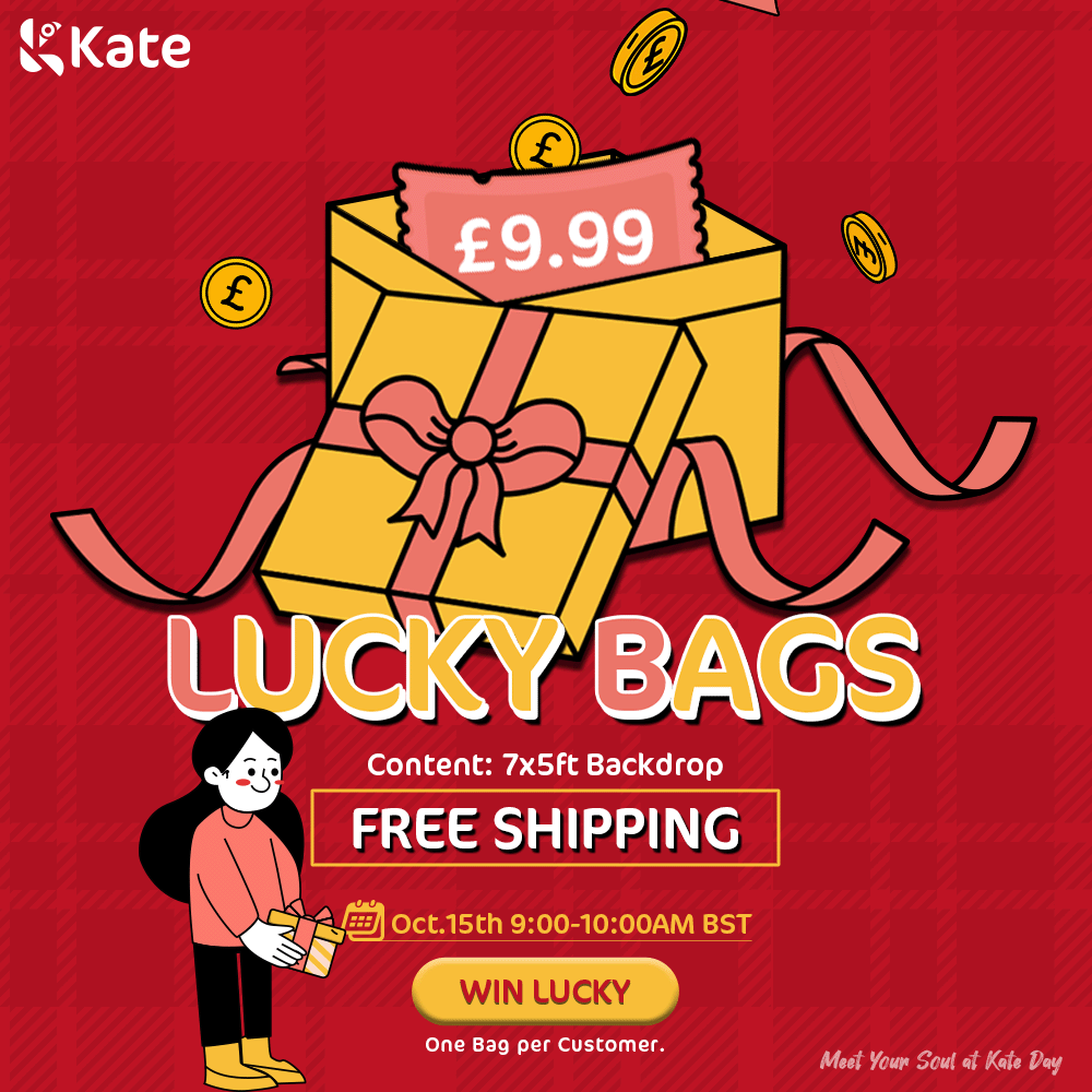 Lucky Bags for FREE SHIPPING——Each person is limited to one lucky bag.(Open time:9:00-10:00 AM BST Oct.15-17)