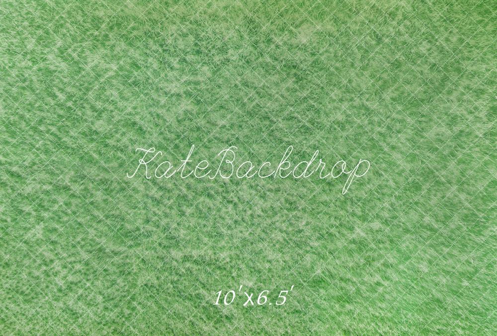 Kate Green Grass Ground Fleece Backdrop Designed by Emetselch