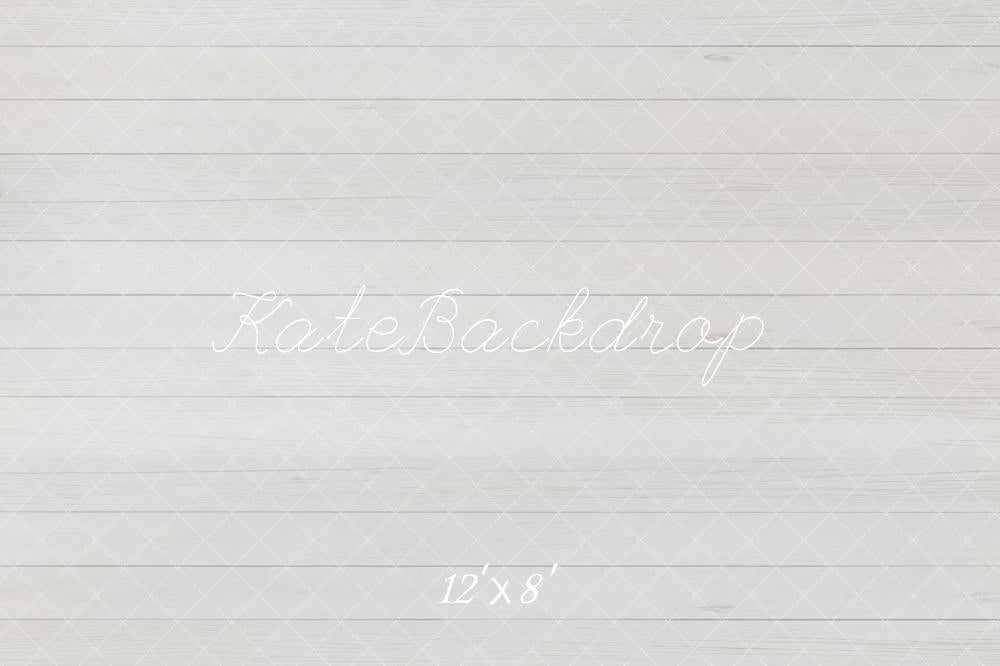 Kate White Wood Plank Fleece Backdrop Designed by Emetselch -UK