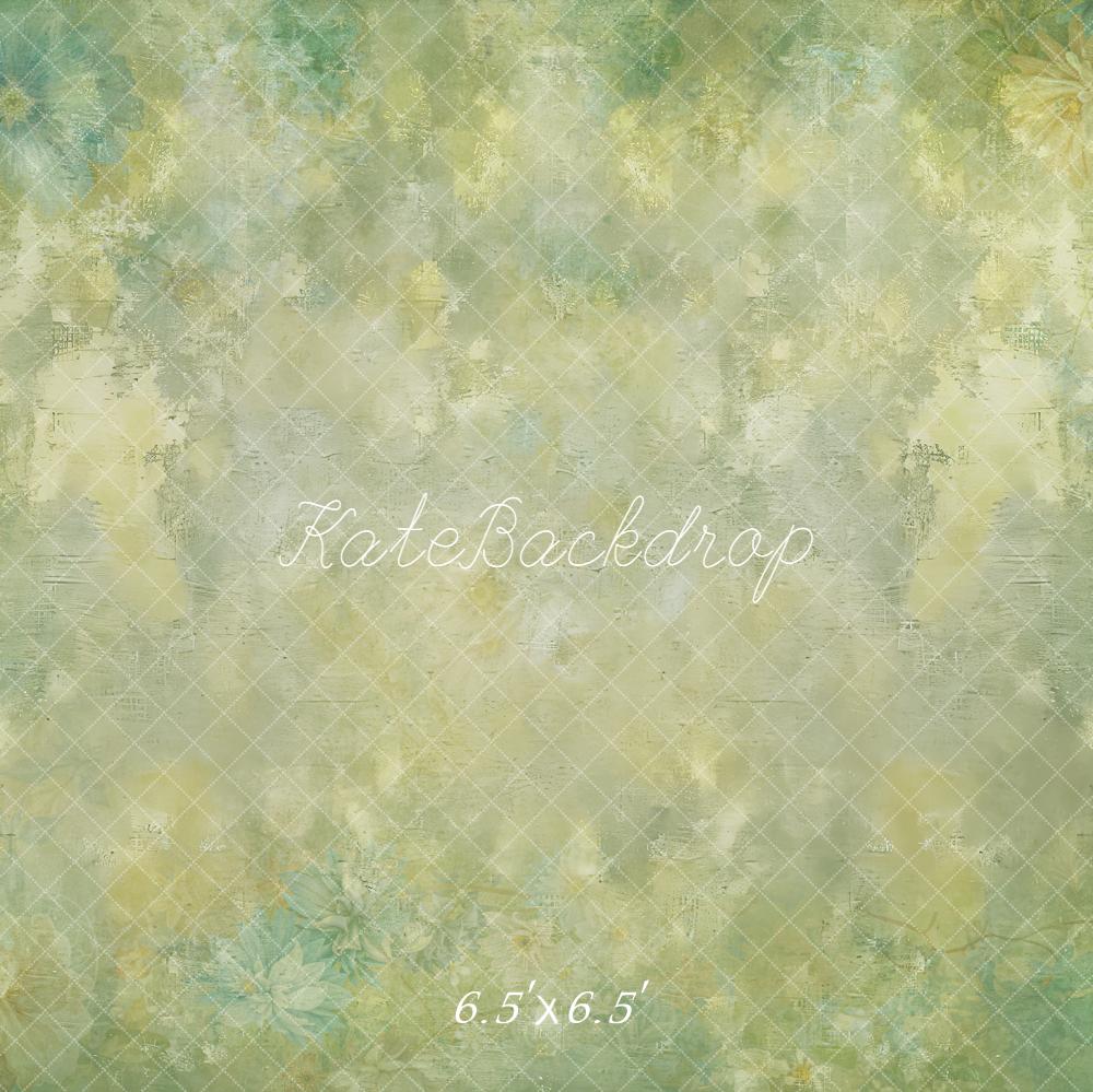Kate Pastel Floral Fine Art Green Backdrop Designed by Kate Image