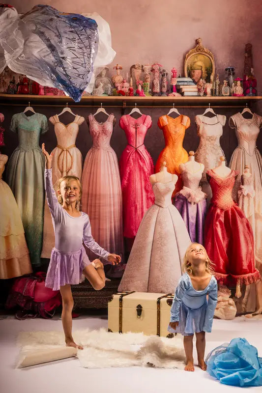 Kate Fairytale Princess Dress Up Closet Backdrop Designed by Mandy Ringe Photography -UK
