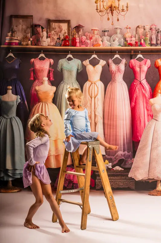 Kate Fairytale Princess Dress Up Closet Backdrop Designed by Mandy Ringe Photography -UK