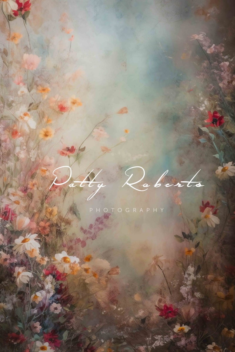 Kate Mystical Blooms Fine Art Fleece Backdrop Designed by Patty Robert -UK