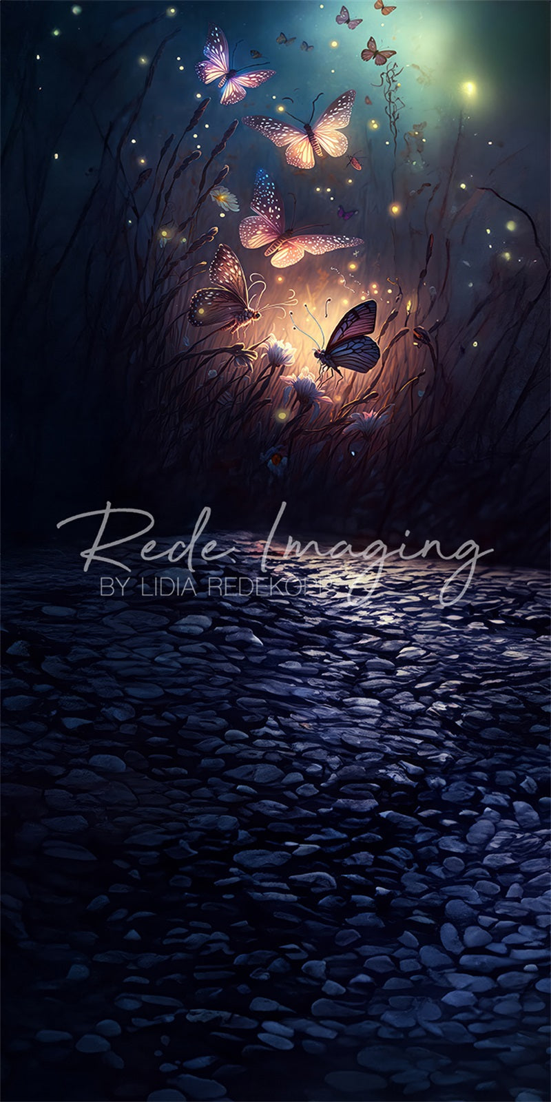 Kate Sweep Magic Butterflies Backdrop Designed by Lidia Redekopp -UK