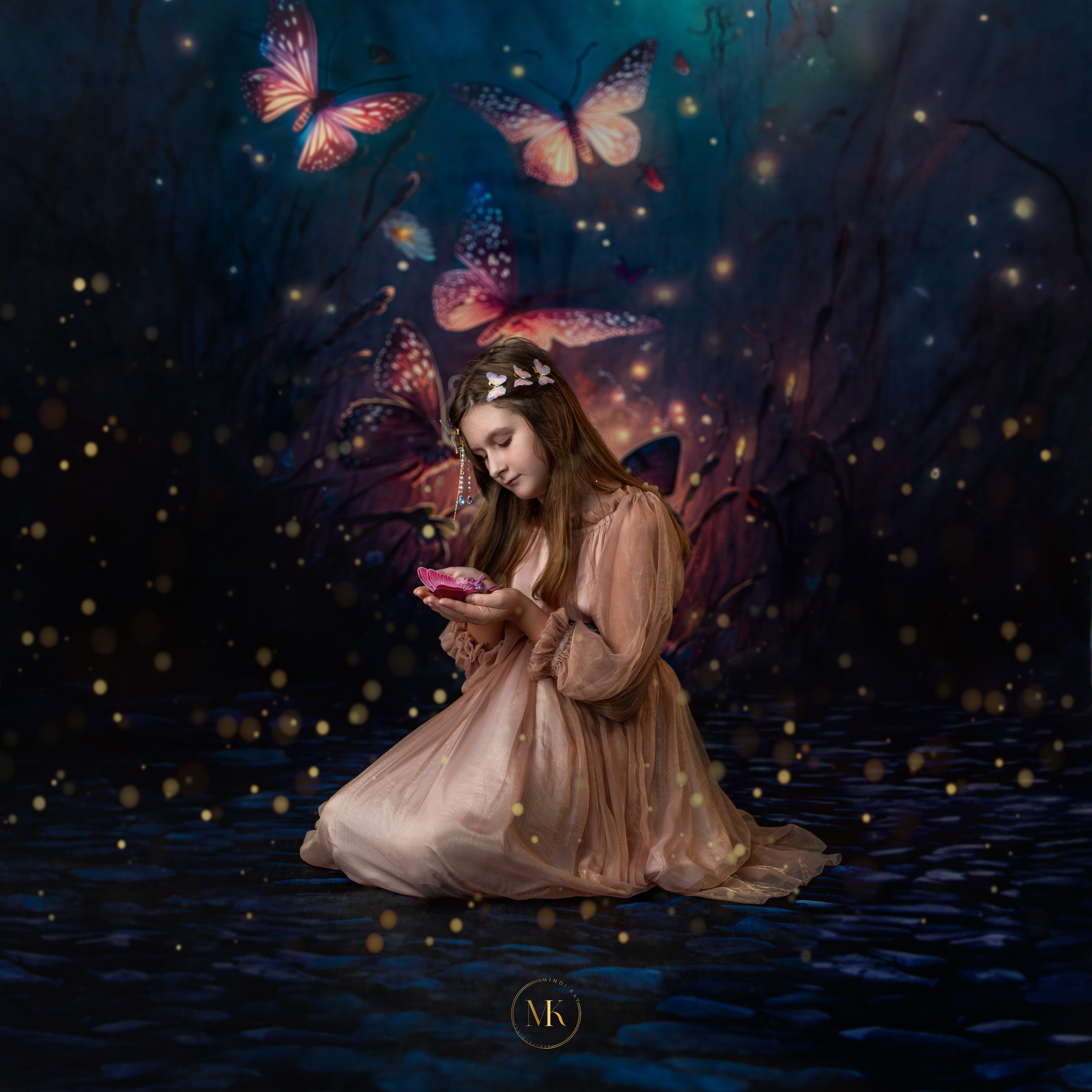 Kate Sweep Magic Butterflies Backdrop Designed by Lidia Redekopp -UK