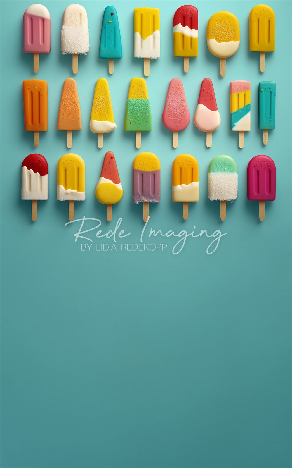 Kate Sweep Summer Popsicles Backdrop Designed by Lidia Redekopp -UK