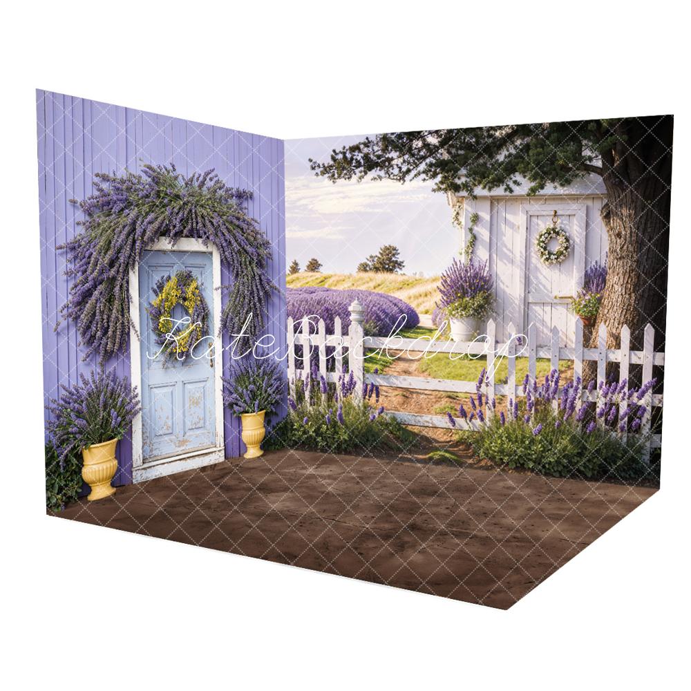 Kate Spring Wisteria Wooden Door Wall Room Set -UK