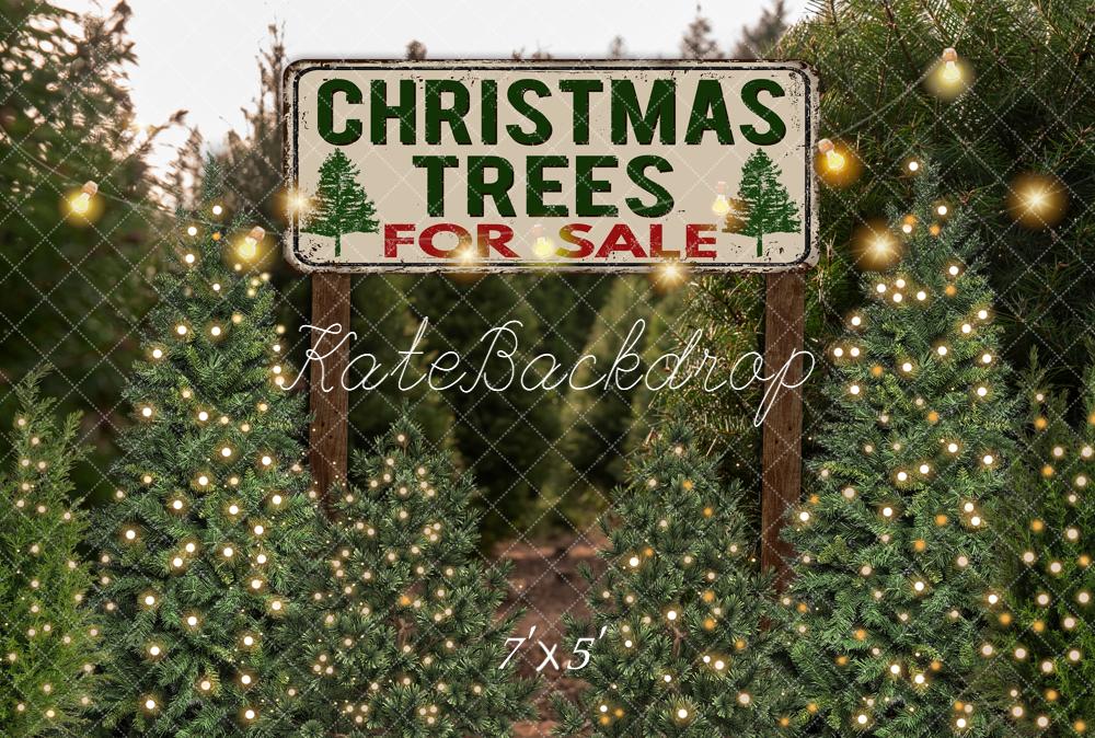 Kate Christmas Trees Backdrop for Photography Designed By JS Photography