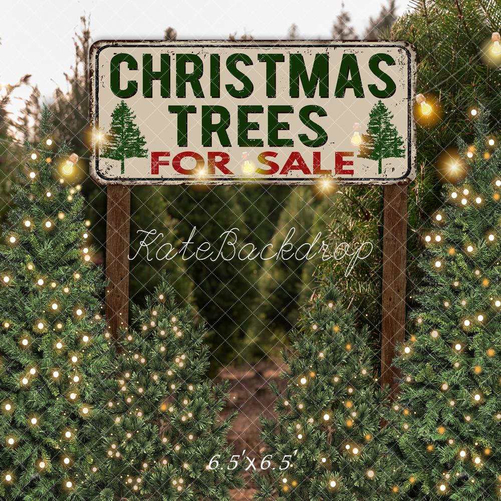 Kate Christmas Trees Backdrop for Photography Designed By JS Photography -UK