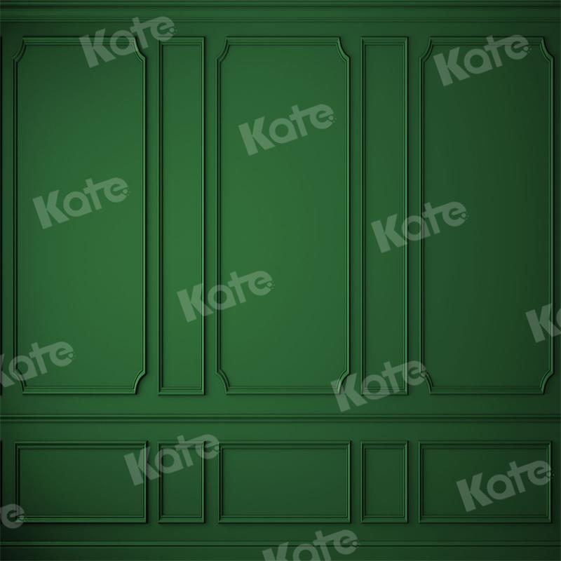 Lightning Deals Kate Christmas Vintage Green Wall Backdrop for Photography -UK