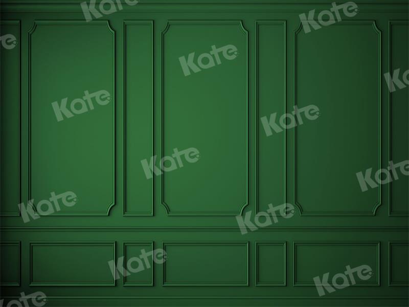 Lightning Deals Kate Christmas Vintage Green Wall Backdrop for Photography -UK