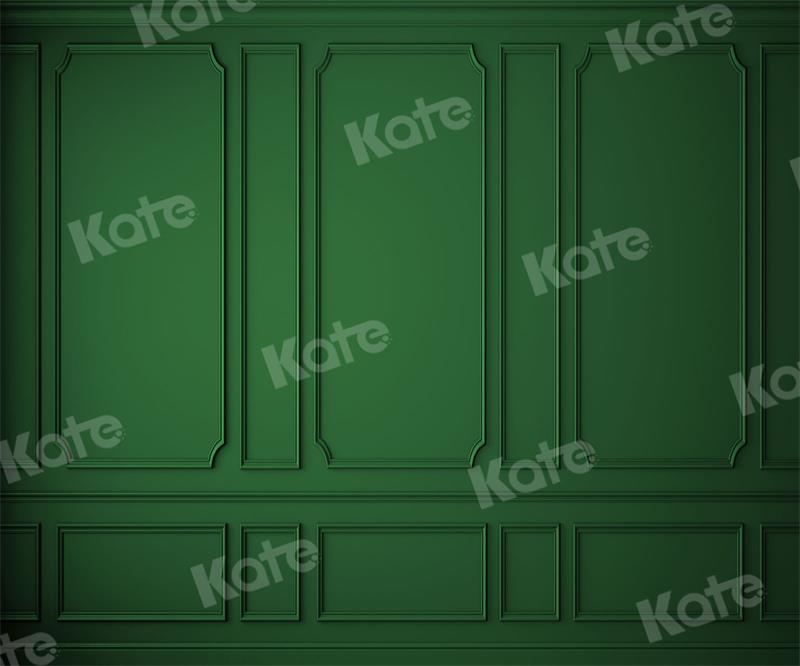 Lightning Deals Kate Christmas Vintage Green Wall Backdrop for Photography -UK
