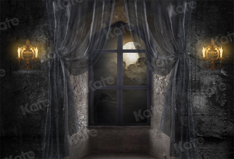 Kate Halloween Castle Night Backdrop Designed by Uta Mueller Photography