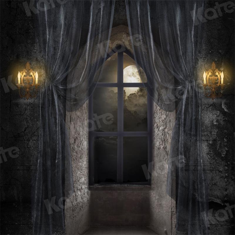 Kate Halloween Castle Night Backdrop Designed by Uta Mueller Photography