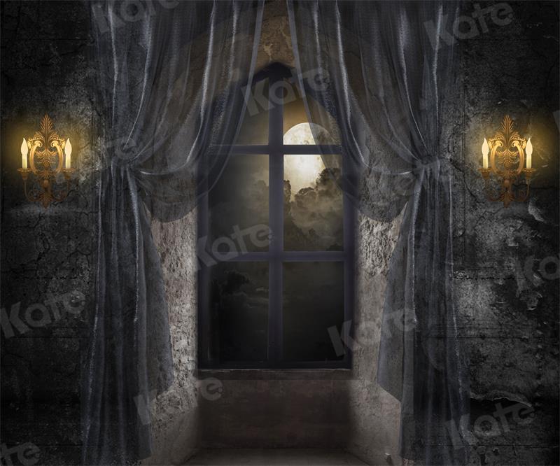 Kate Halloween Castle Night Backdrop Designed by Uta Mueller Photography