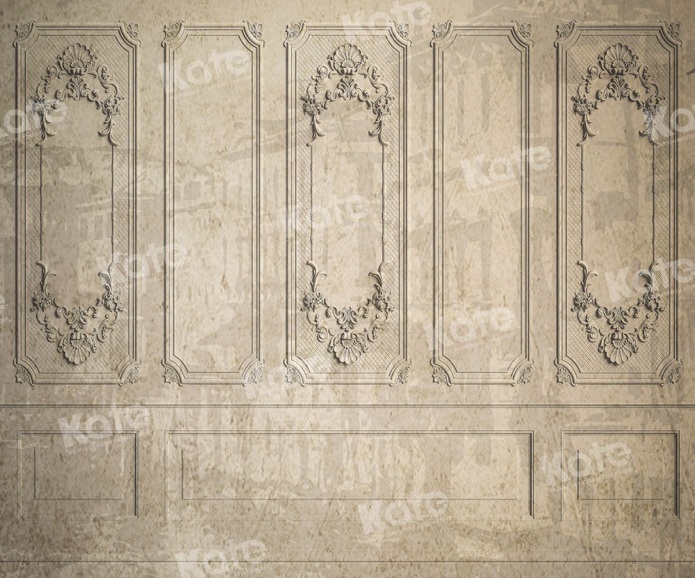 Kate Retro Vintage Wall Beige Backdrop Designed by Chain Photography -UK