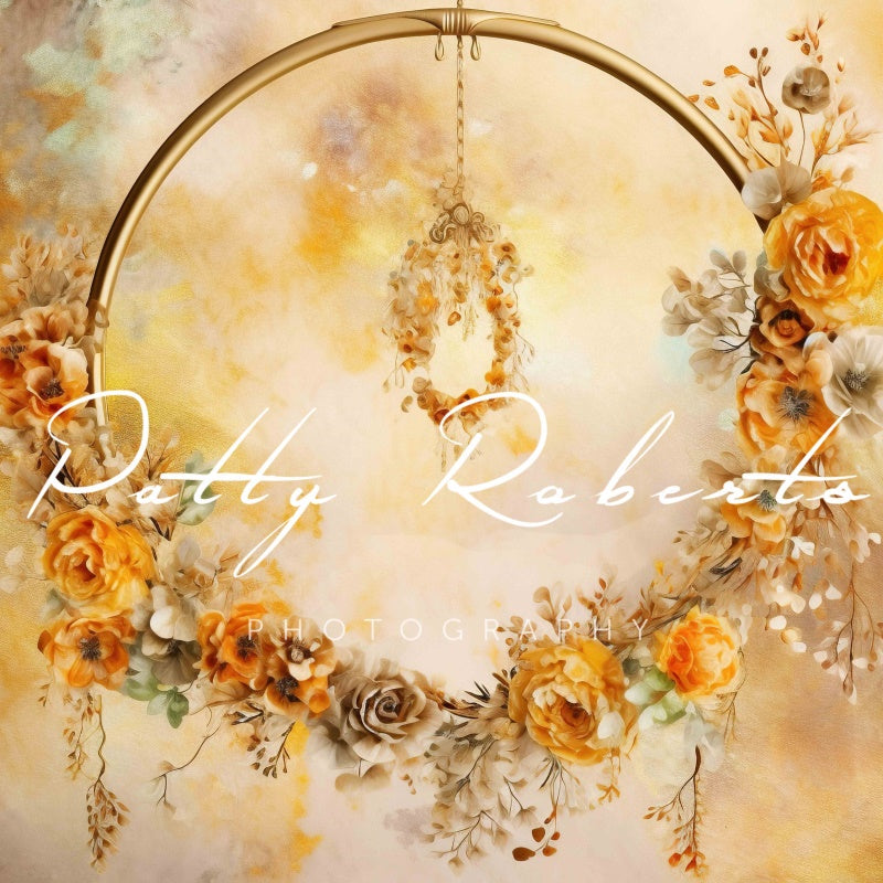 Kate Flower Garland Fine Art Backdrop Designed by Patty Robert