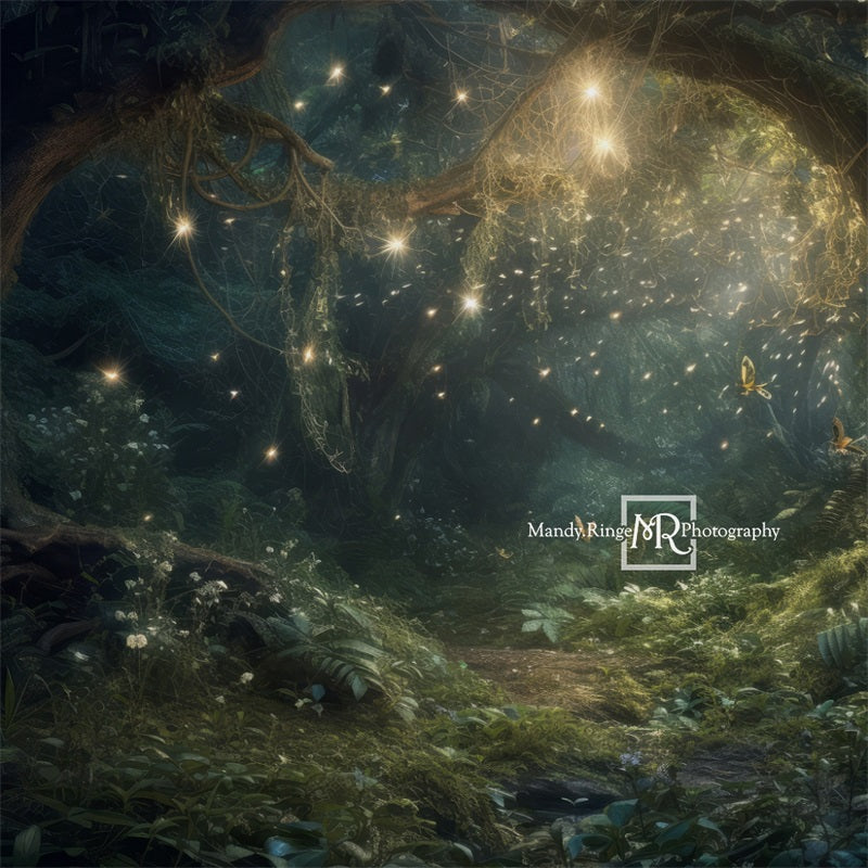 Kate Fairy Forest Night Backdrop Designed by Mandy Ringe Photography
