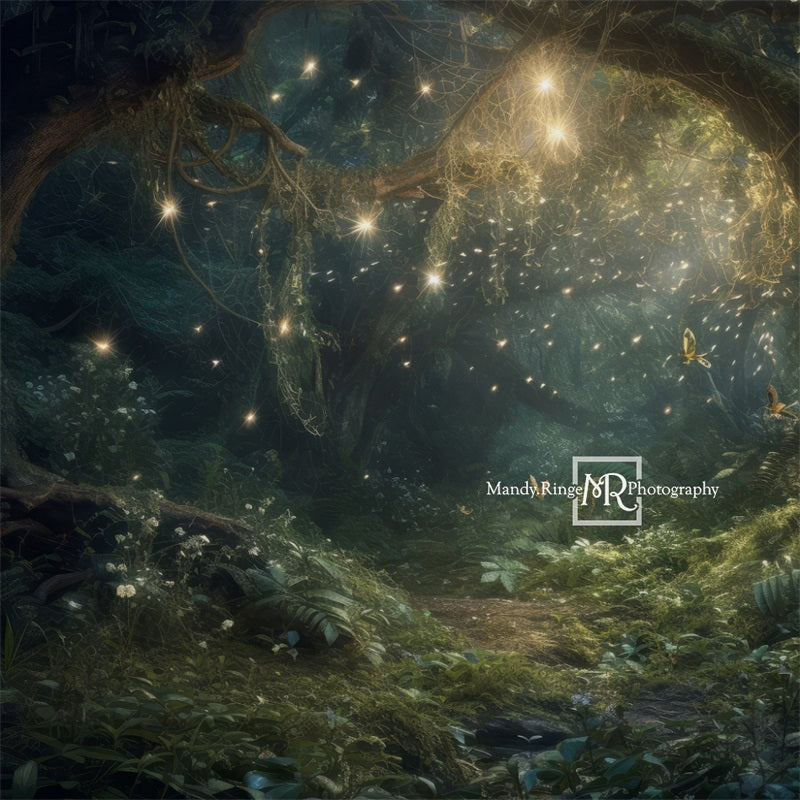 Kate Fairy Forest Night Backdrop Designed by Mandy Ringe Photography -UK
