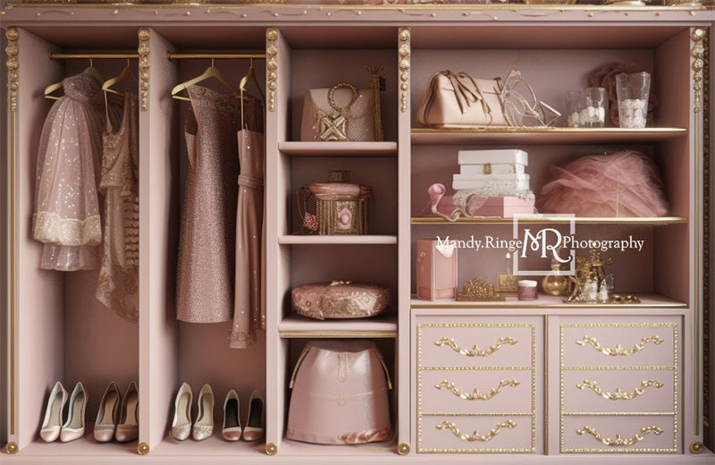 Kate Princess Dress-Up Closet Backdrop Designed by Mandy Ringe Photography