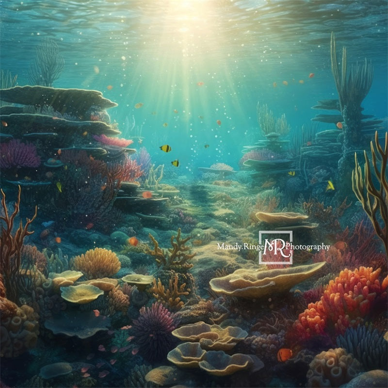 Kate Summer Underwater Ocean Backdrop Designed by Mandy Ringe Photography -UK