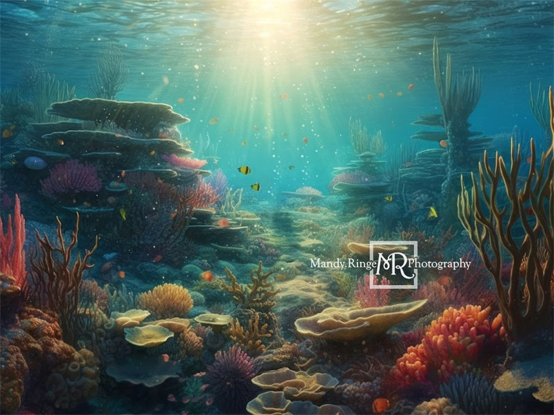 Kate Summer Underwater Ocean Backdrop Designed by Mandy Ringe Photography -UK
