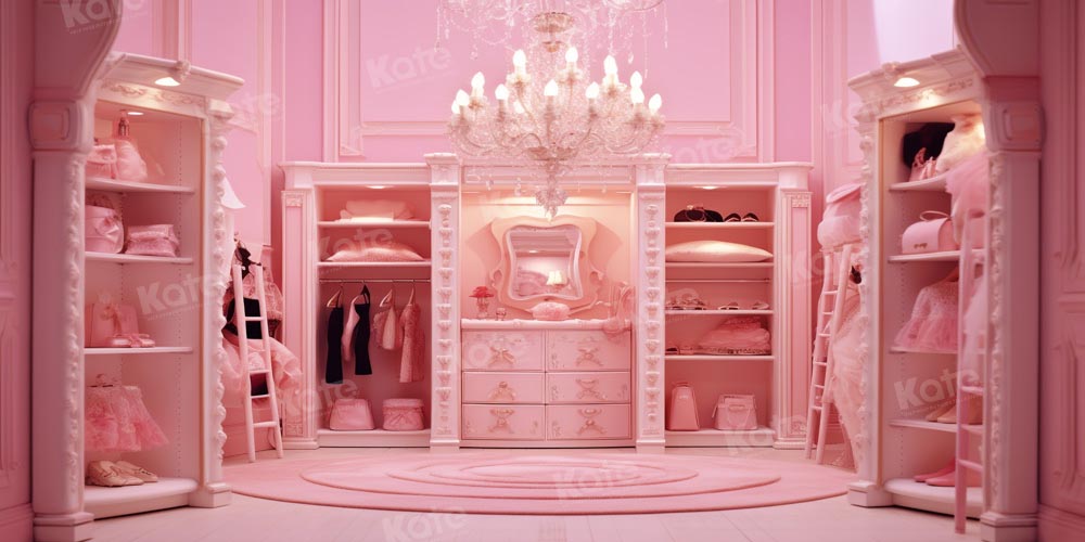 Kate Pink Princess Room Backdrop Designed by Chain Photography -UK