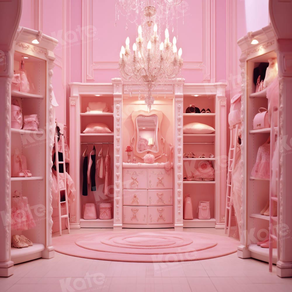 Kate Pink Princess Room Backdrop Designed by Chain Photography -UK