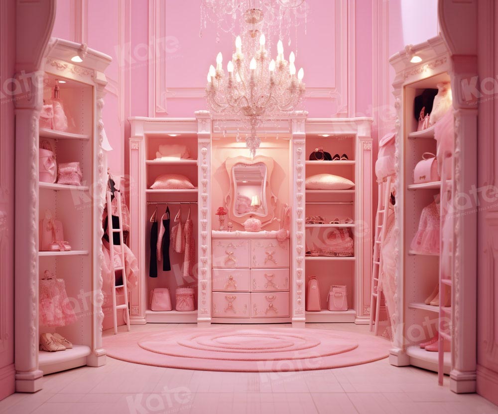 Kate Pink Princess Room Backdrop Designed by Chain Photography -UK