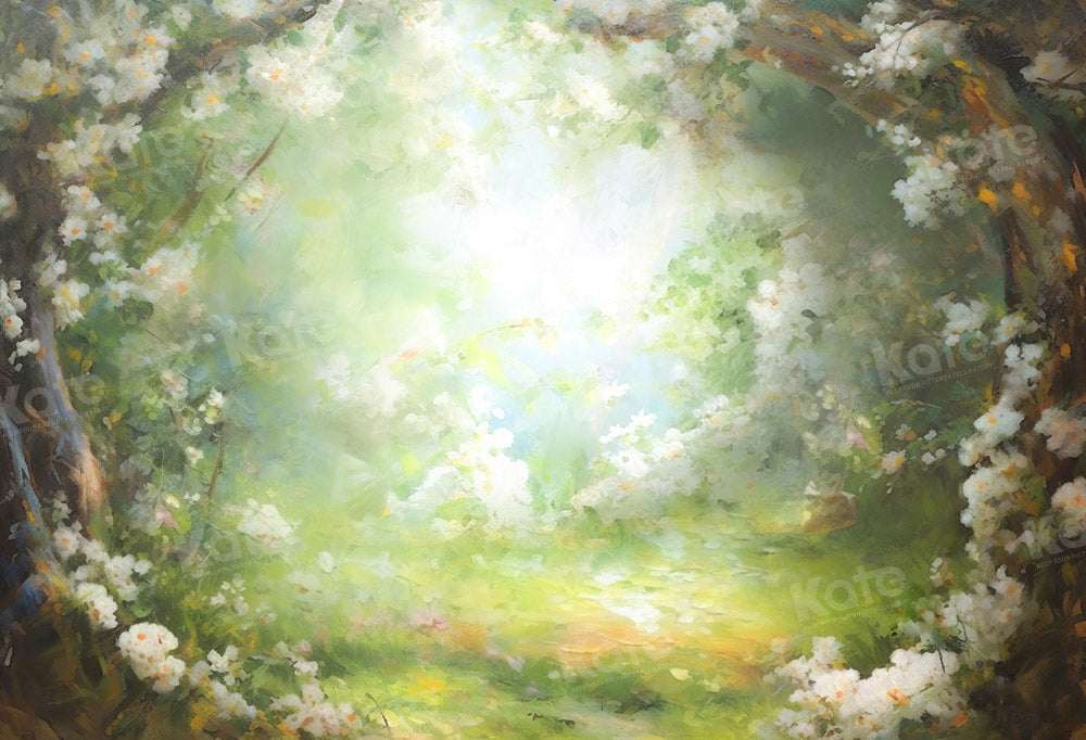 Kate Fine Art Fantasy Forest Floral Summer Backdrop Designed by GQ