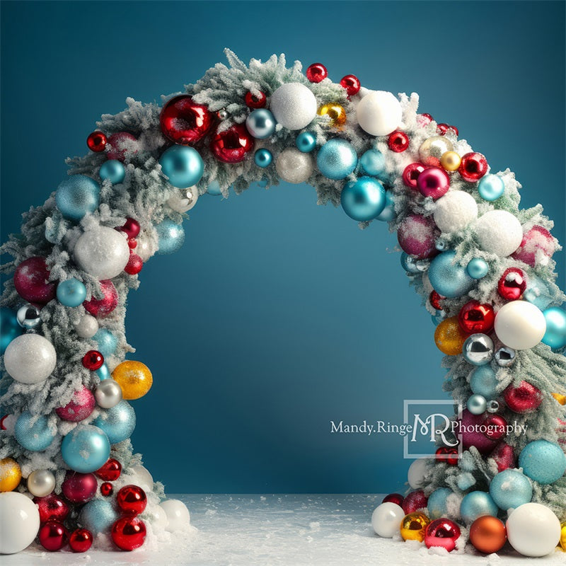 Kate Christmas Ornament Arch Backdrop Designed by Mandy Ringe Photography -UK