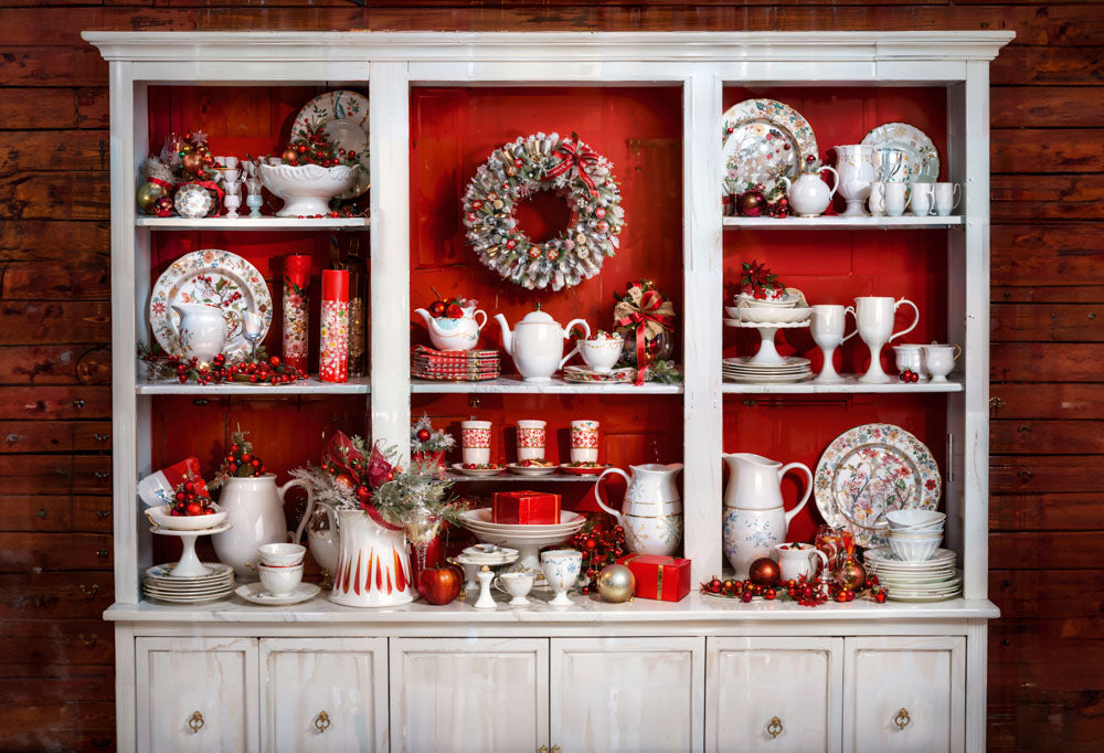 Kate Christmas White Cupboard Backdrop Designed by Chain Photography