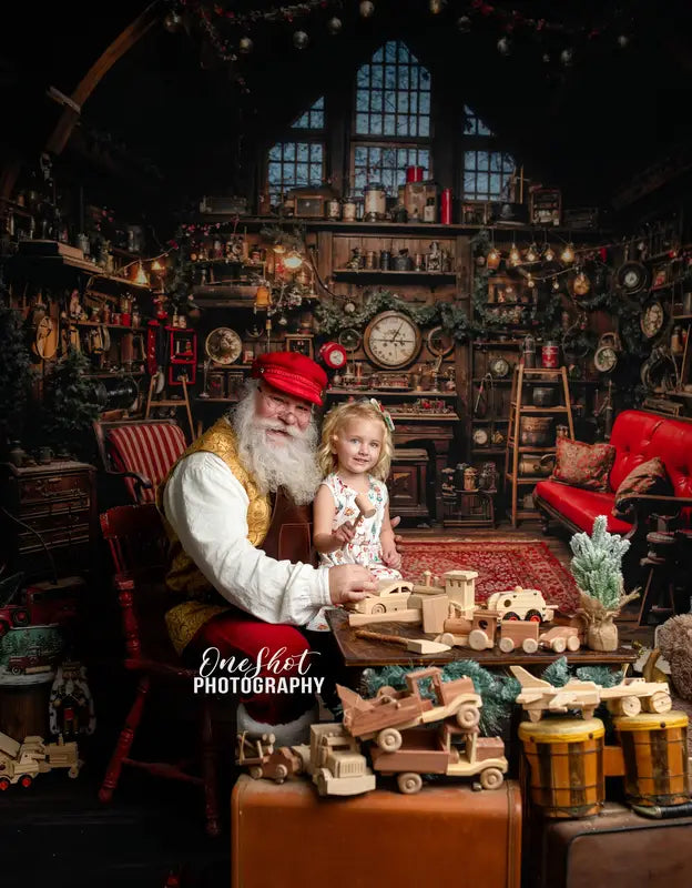 Kate Christmas Santa House Backdrop Designed by Emetselch -UK