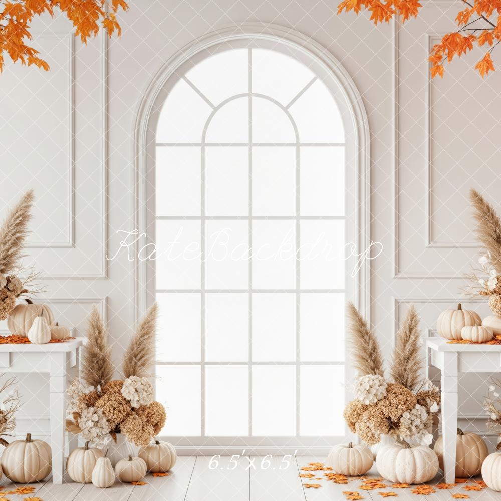 Kate Autumn White Window Backdrop Designed by Patty Robert -UK
