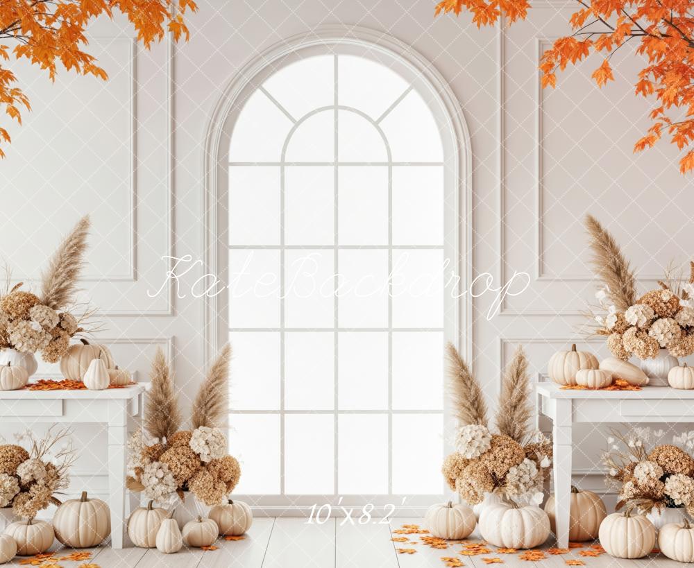Kate Autumn White Window Backdrop Designed by Patty Robert -UK
