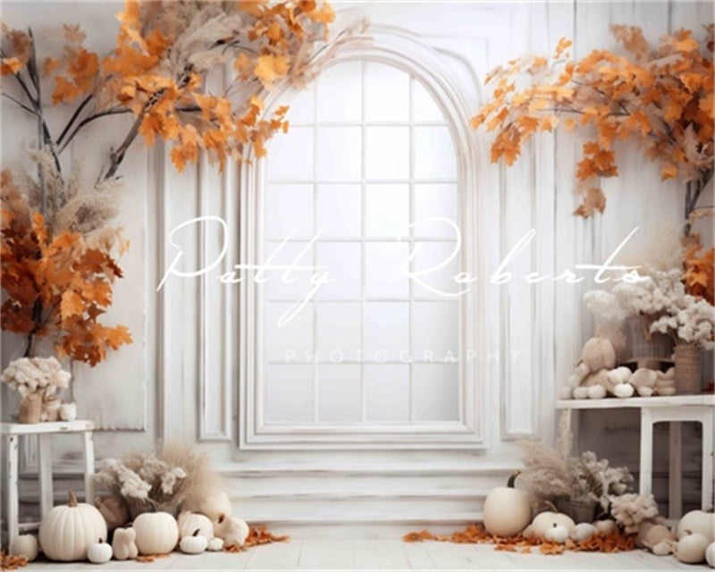 Kate Autumn White Window Backdrop Designed by Patty Robert