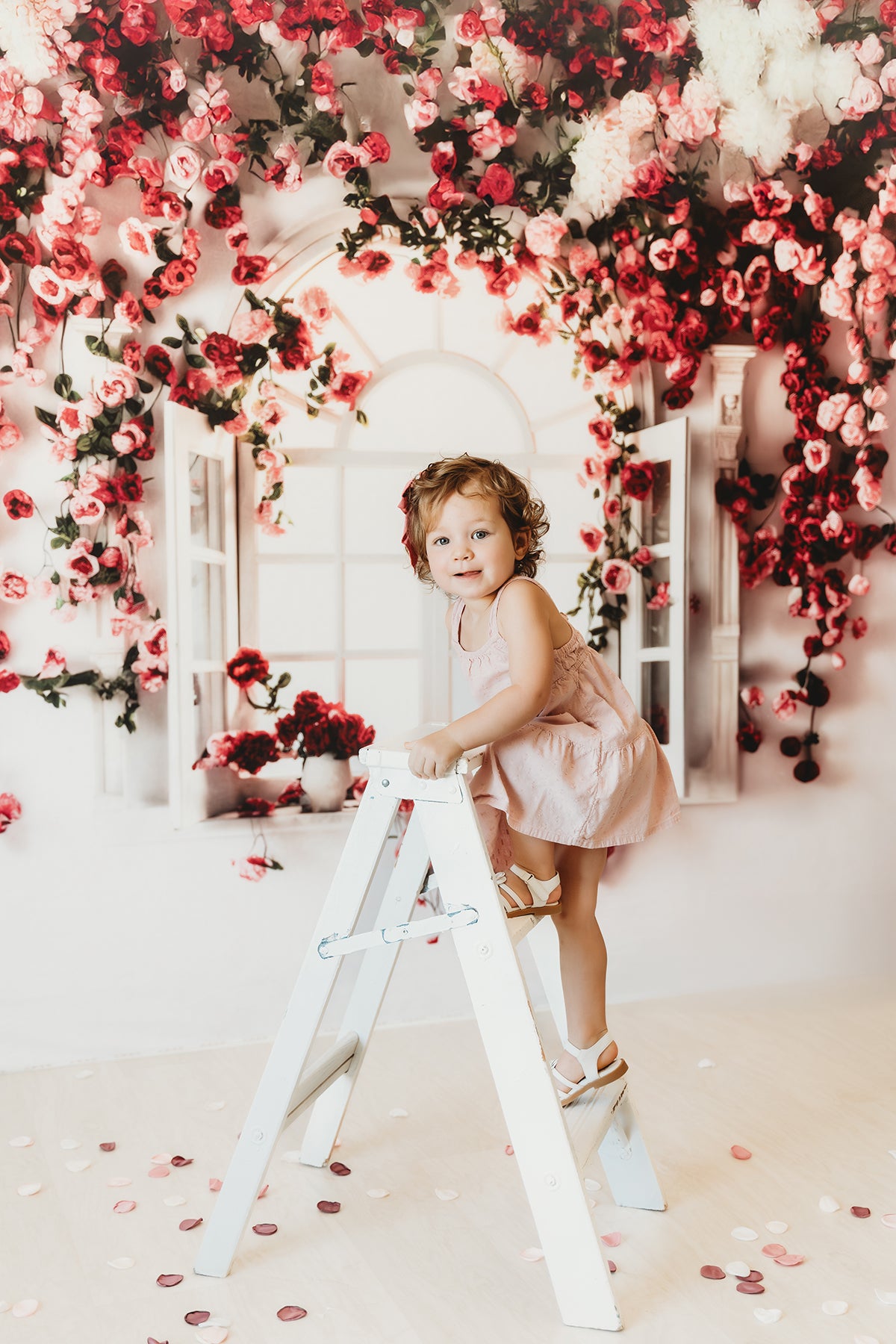 Lightning Deals Kate Valentine's Day Spring Floral Wall Backdrop Designed by Emetselch -UK