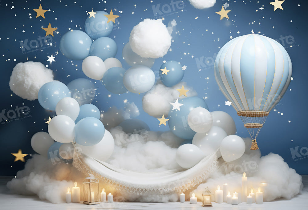 Kate Children Sweet Dream Hot Air Balloon Backdrop Designed by Chain Photography