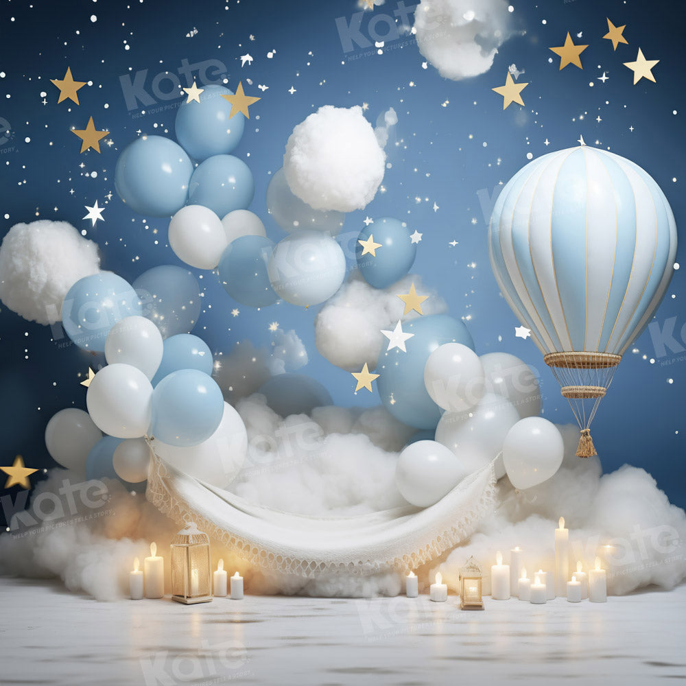 Kate Children Sweet Dream Hot Air Balloon Backdrop Designed by Chain Photography