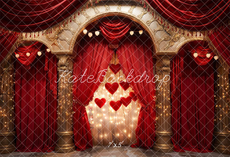 Kate Valentine Love Arch Stage Backdrop Designed by Chain Photography