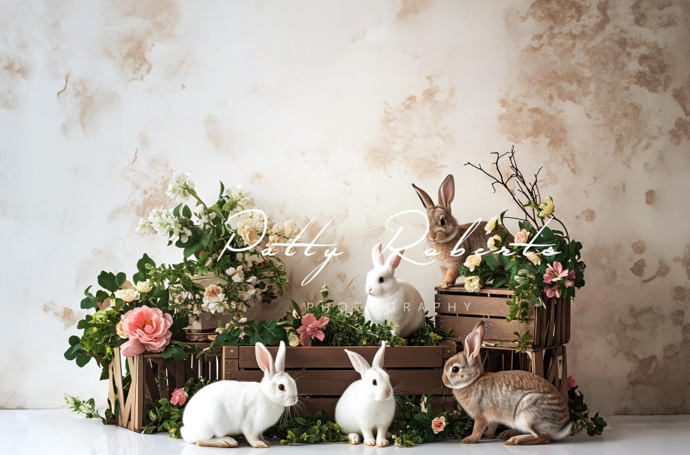 Kate Easter Bunnies Backdrop Designed by Patty Robert