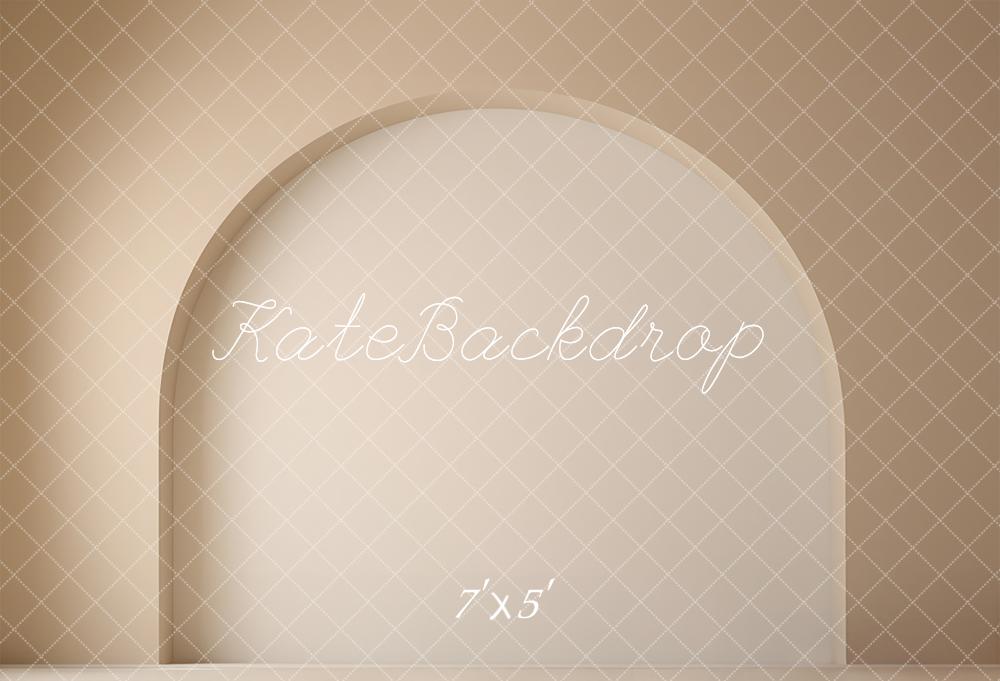 Kate Modern Style Beige Arch Wall Backdrop Designed by Emetselch