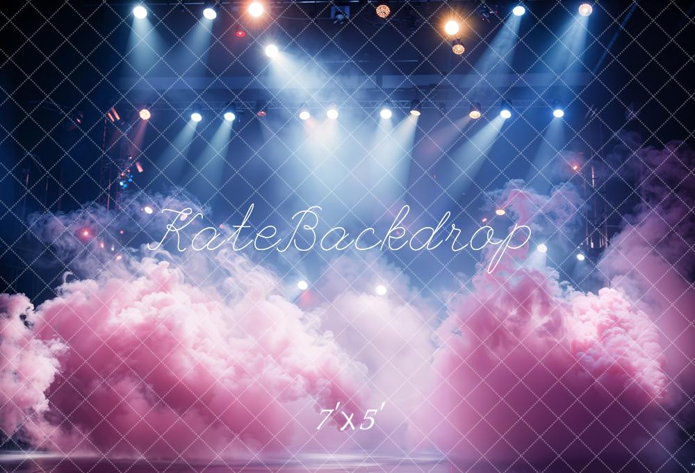Kate Pink Smoke Stage Lighting Backdrop Designed by Emetselch