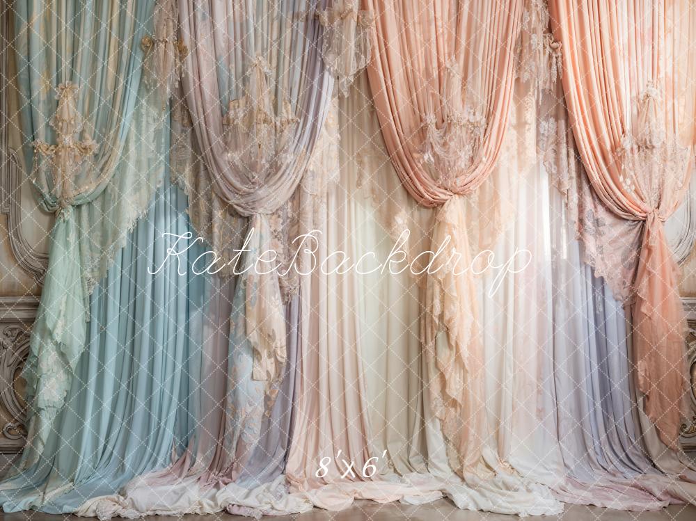 Kate Colorful Curtains Backdrop Designed by Emetselch -UK